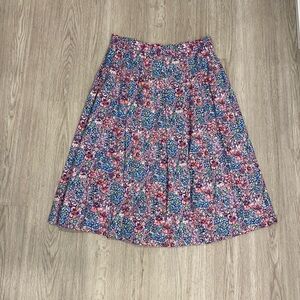 Vintage | Liberty of London Fabric Floral Skirt | Size L 33” waist